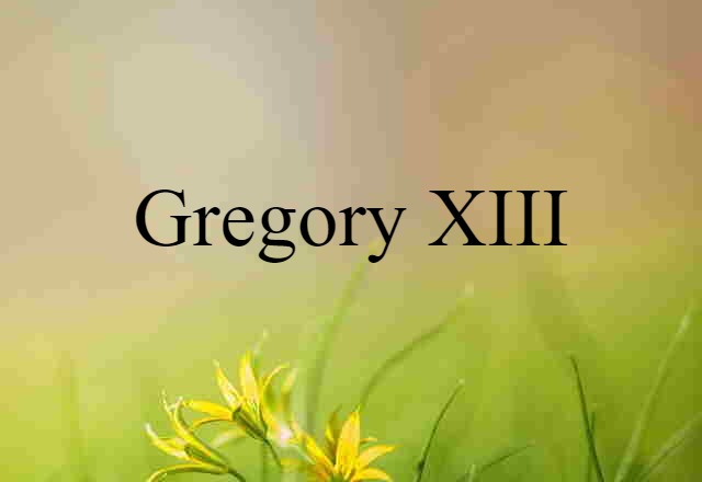 Gregory XIII