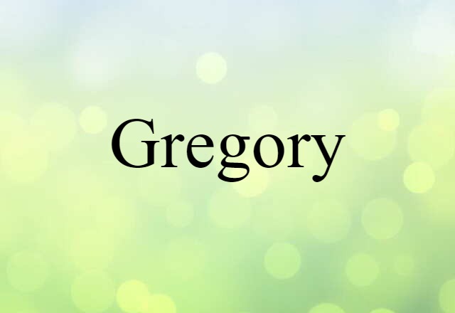 Gregory