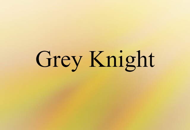 Grey Knight (noun) Definition, Meaning & Examples