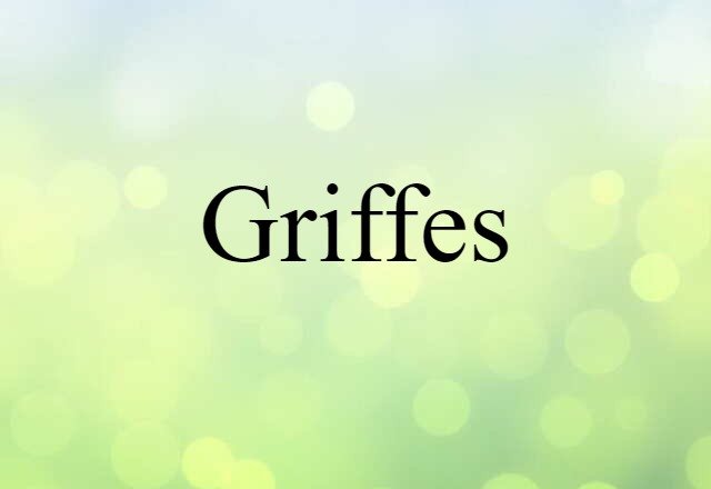 Griffes (noun) Definition, Meaning & Examples