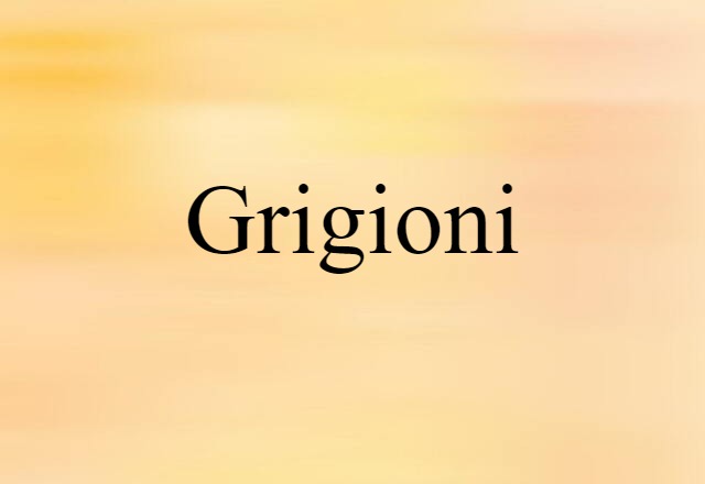 Grigioni