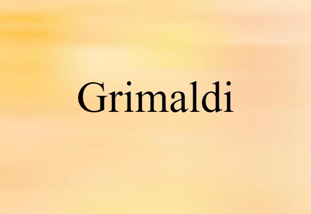 Grimaldi