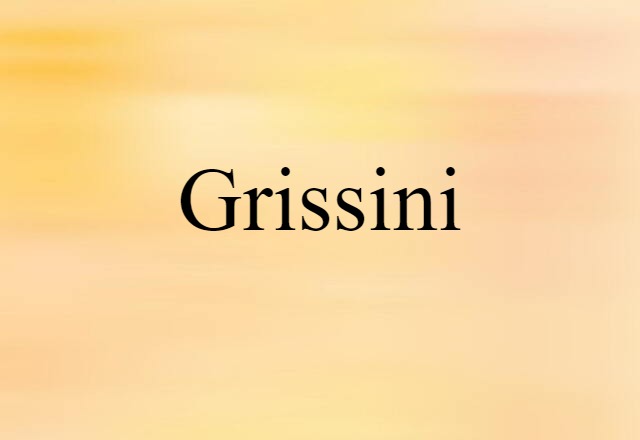 grissini