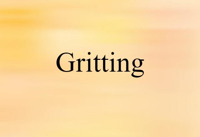 gritting