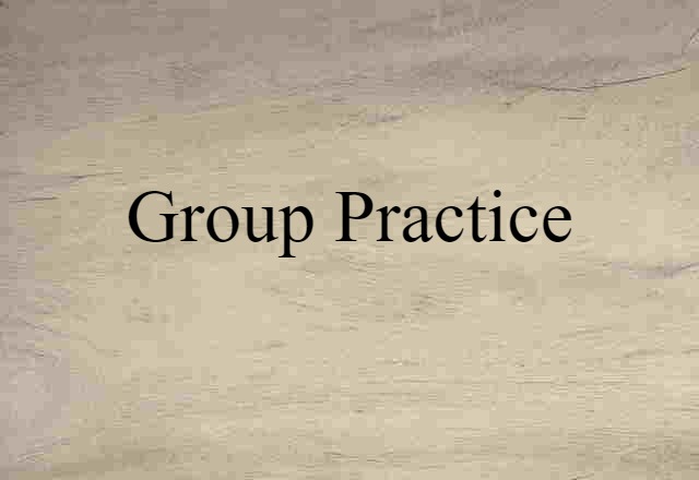 group practice