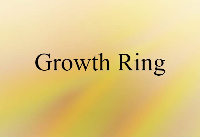 growth ring