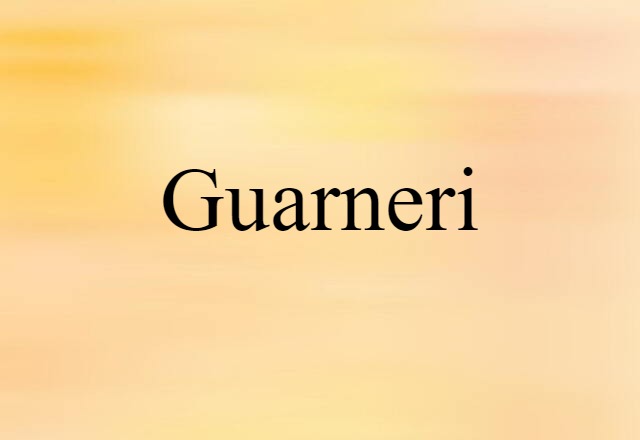 Guarneri