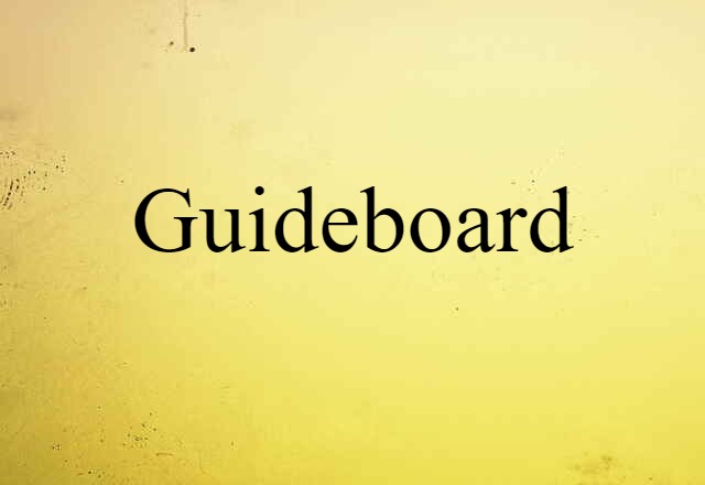 guideboard