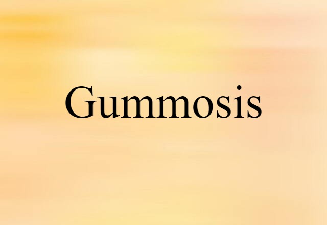 gummosis