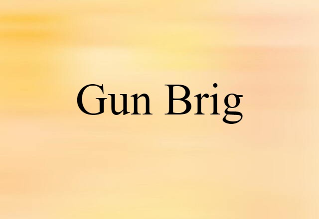 gun brig