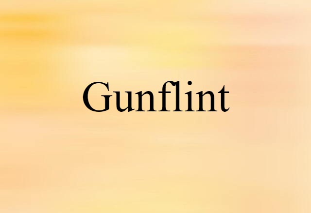 gunflint