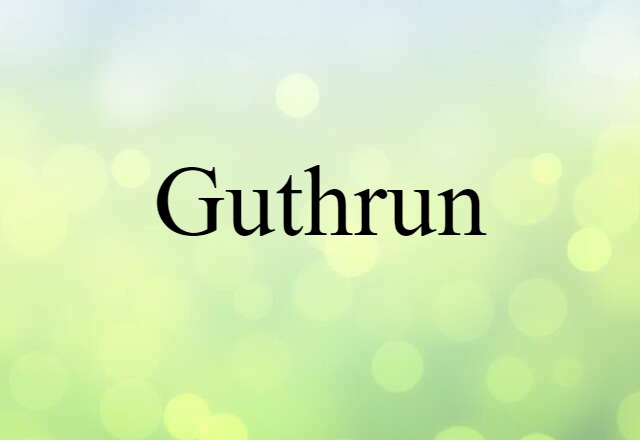 Guthrun