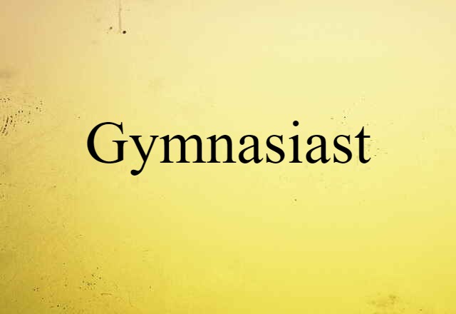 gymnasiast