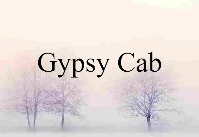 gypsy cab