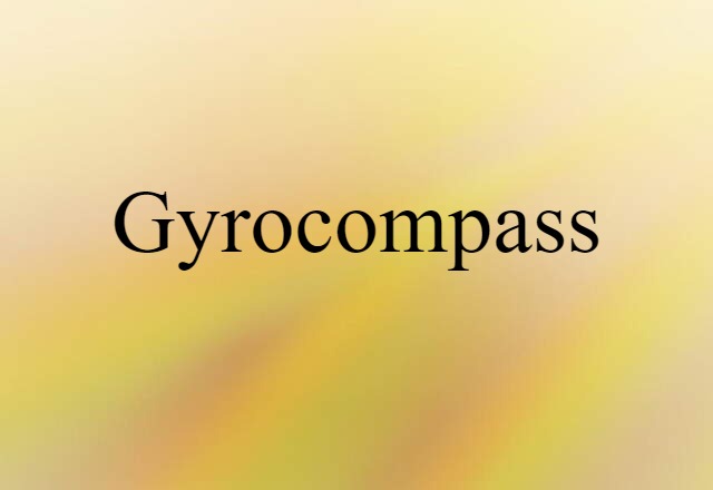 gyrocompass