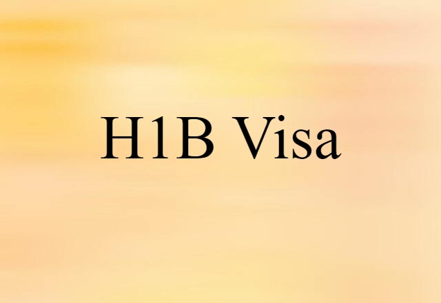 H1B visa