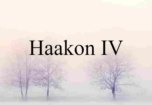 Haakon IV