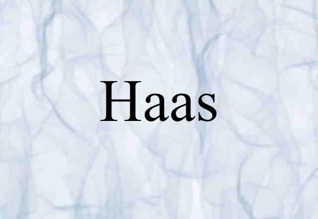 Haas