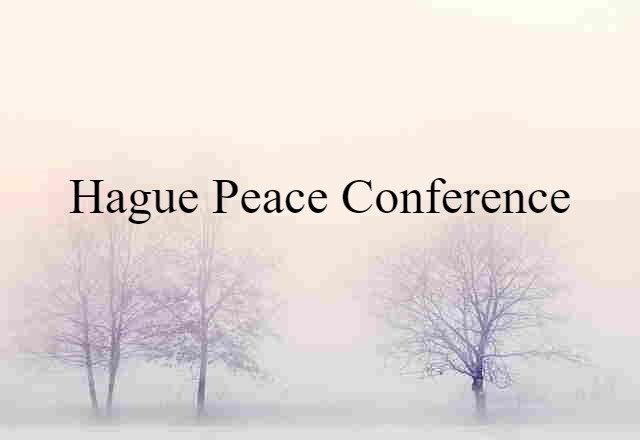 Hague Peace Conference