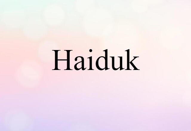 Haiduk