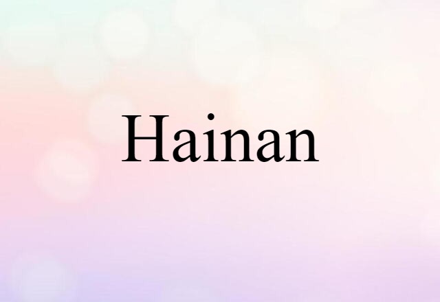 Hainan