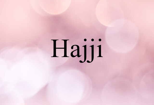 hajji