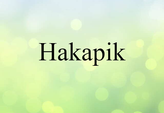 hakapik