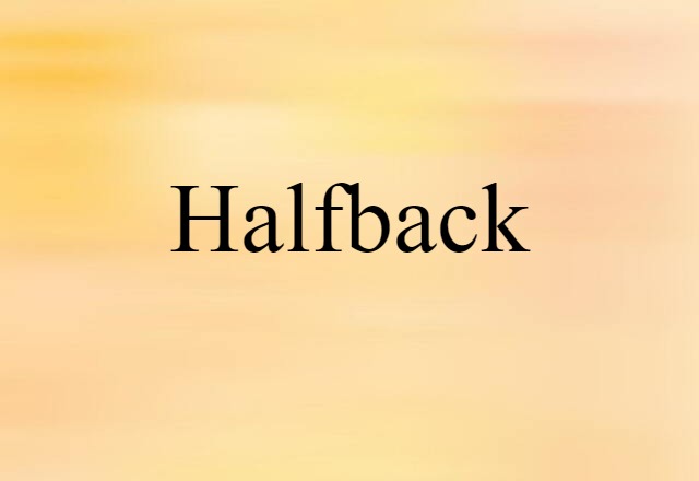 halfback