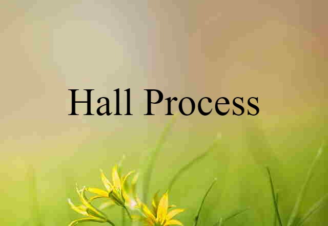 Hall process