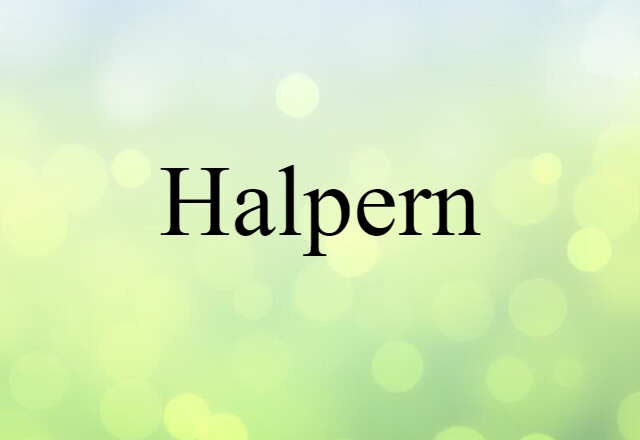 Halpern