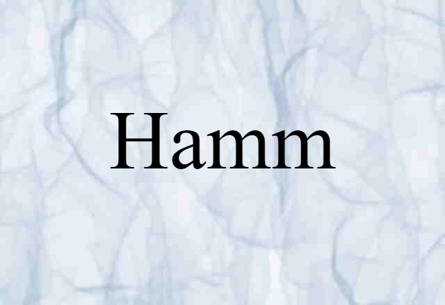 Hamm