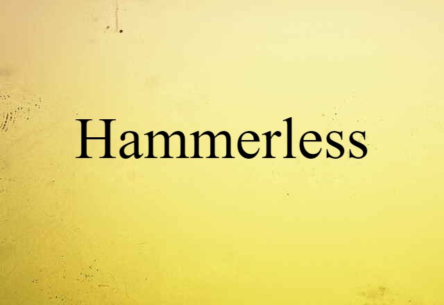 hammerless