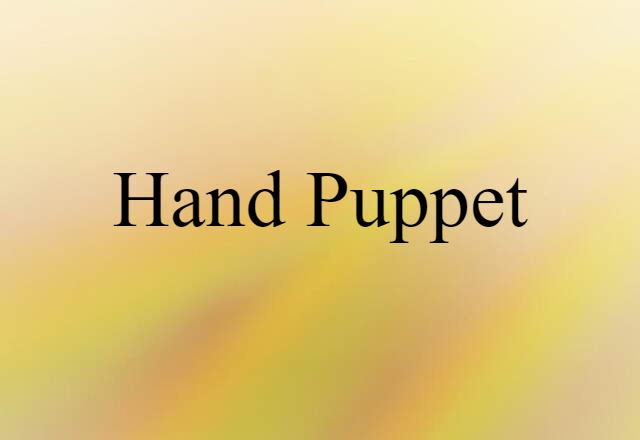 hand puppet