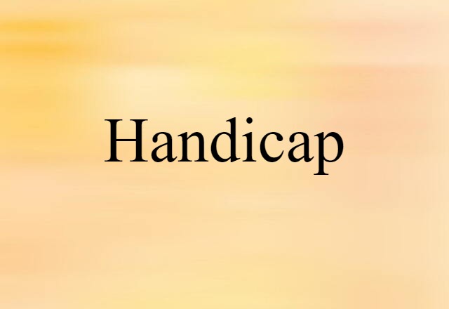 handicap