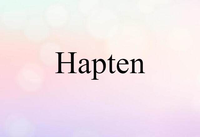 hapten