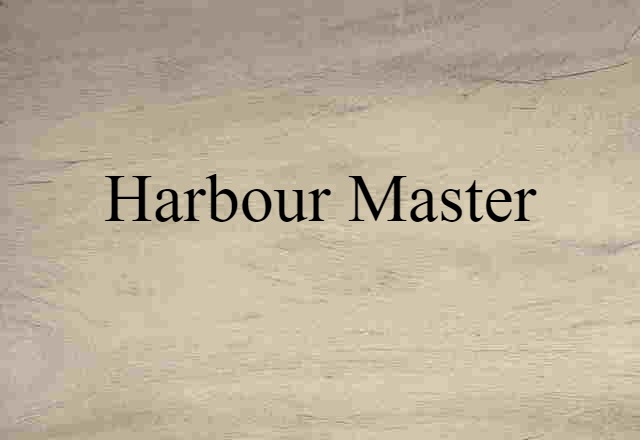 harbour master