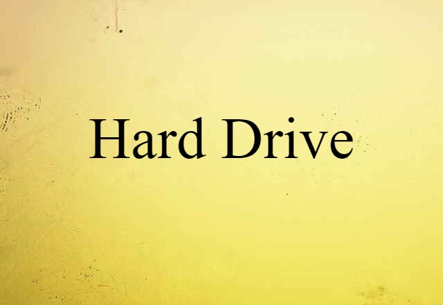 hard drive