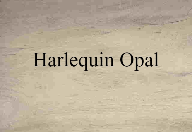 harlequin opal