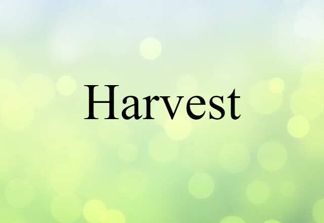 harvest