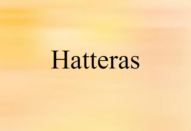 Hatteras