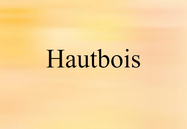 hautbois