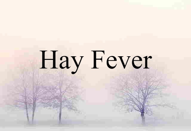 hay fever