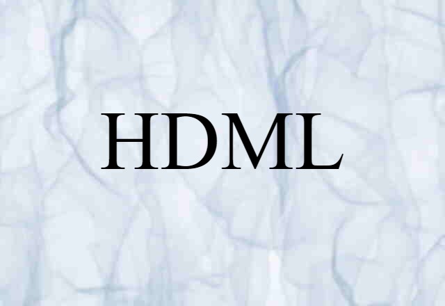 HDML