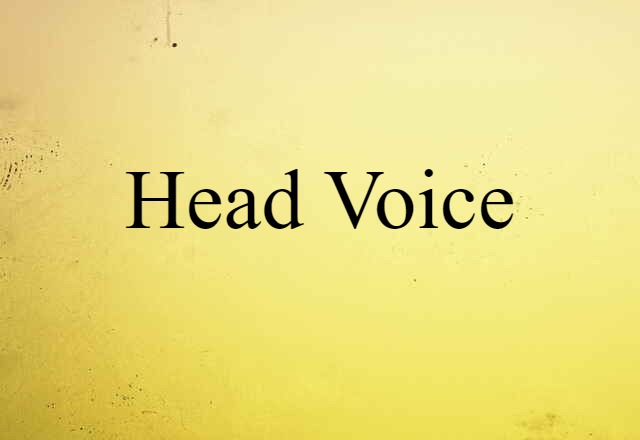 head voice