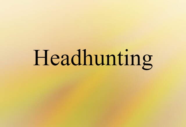 headhunting