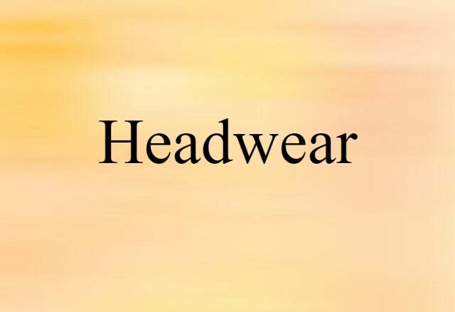 headwear