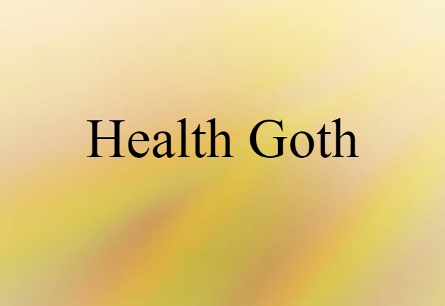 health goth