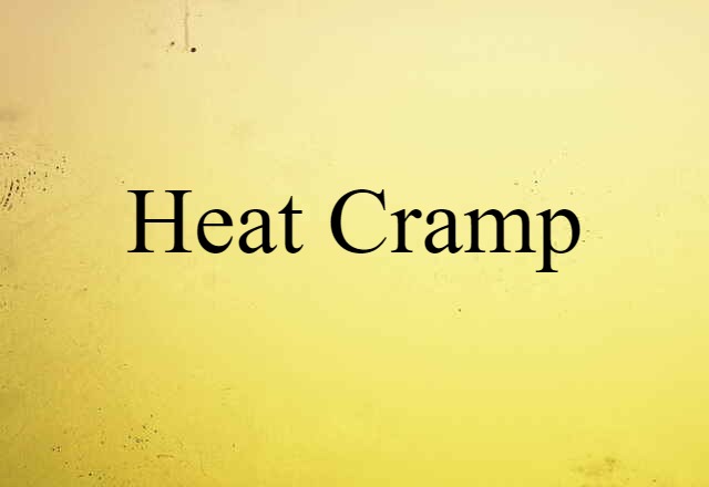 heat cramp