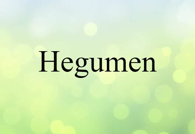 hegumen