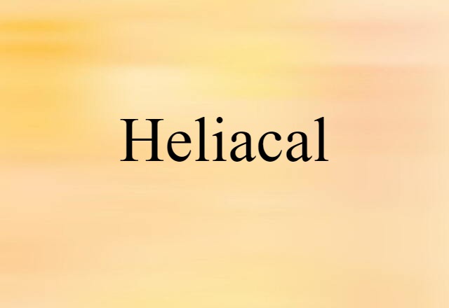 heliacal